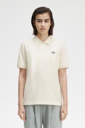 Camisa Polo Fred Perry G6000 Mujer Negros | MXEAH84185