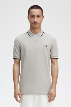 Camisa Polo Fred Perry M3600 Hombre Negros | MXIIZ35199