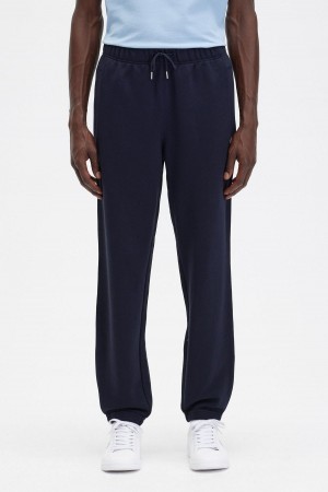 Chandals Fred Perry Loopback Sweatpant Hombre Azul Marino | DMXKV31246