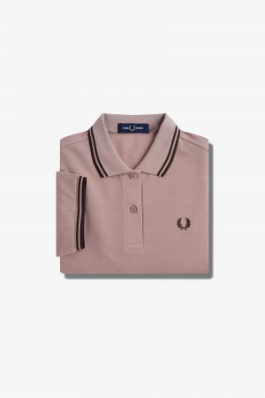 Fred Perry Shirt Fred Perry G3600 Mujer Rosas Oscuro | MXZPD73314