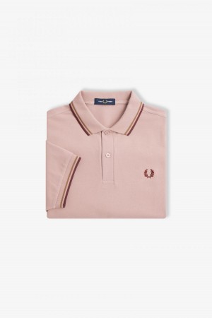 Fred Perry Shirt Fred Perry M3600 Hombre Rosas Rosas | MXNEJ94502