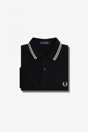 Fred Perry Shirt Fred Perry M3636 Hombre Negros | MXEAH62279