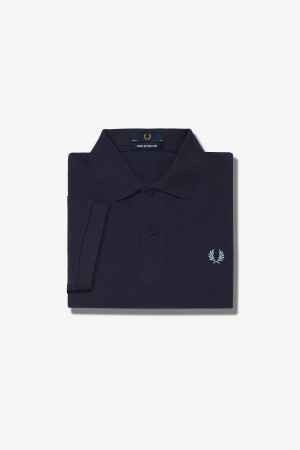 Fred Perry Shirt Fred Perry M3 Hombre Azul Marino | MXCVG99442