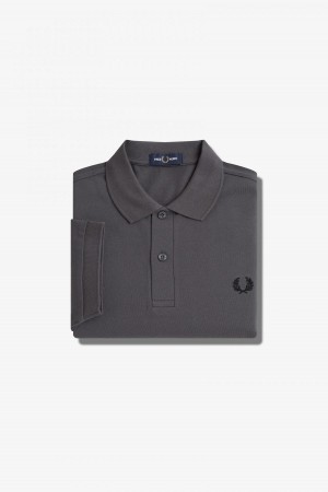 Fred Perry Shirt Fred Perry M6000 Hombre Negros | SMXNY21852