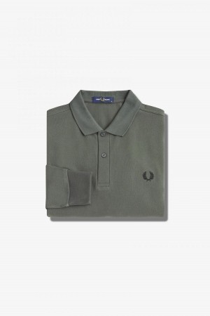 Fred Perry Shirt Fred Perry M6006 Hombre Verdes | SMXVO52000