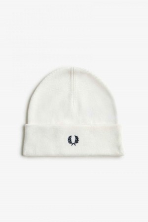 Gorro Fred Perry Classic Accessories Blancos Negros | SMXNY10019