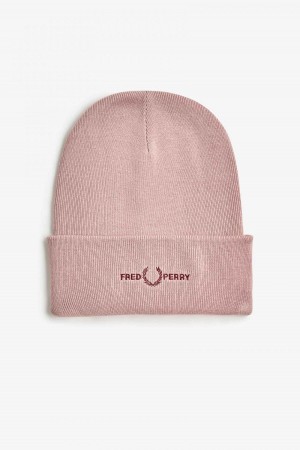 Gorro Fred Perry Estampados Accessories Rosas Rosas | MXJBT25397