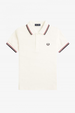 Niños Fred Perry Kids Twin Tipped Accessories Blancos Rojos Azul Marino | SMXNY20340