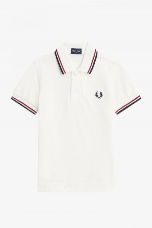 Niños Fred Perry My First Accessories Blancos Rojos Azul Marino | LMXTR90909