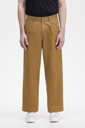 Pantalones Fred Perry Directo Leg Trousers Hombre Shaded Stone | MXNZX78063