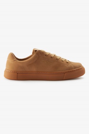 Zapatos Fred Perry B71 Hombre Cobra Dorados | LMXSX12248