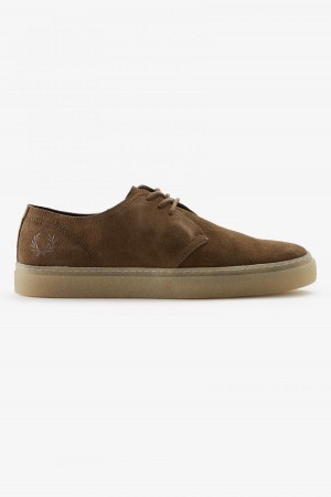 Zapatos Fred Perry Linden Hombre Shaded Stone | AMXDF19280