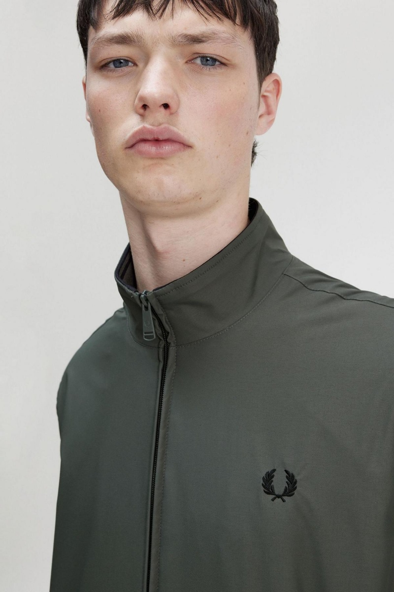 Abrigos Fred Perry Brentham Hombre Verdes | GMXEC82638