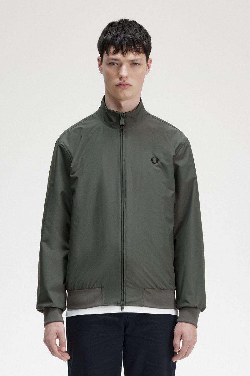 Abrigos Fred Perry Brentham Hombre Verdes | GMXEC82638