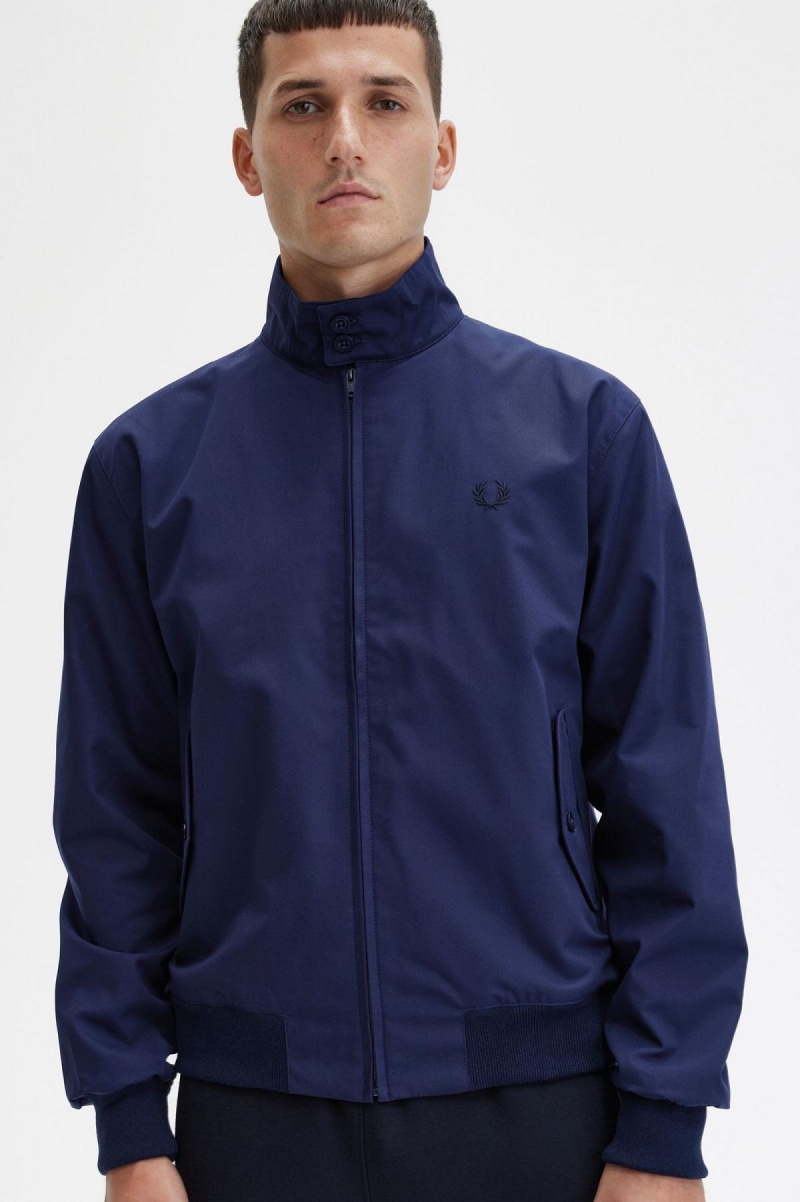 Abrigos Fred Perry Harrington Hombre Azul Marino | LMXTR32954