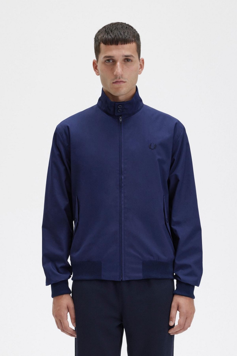 Abrigos Fred Perry Harrington Hombre Azul Marino | LMXTR32954