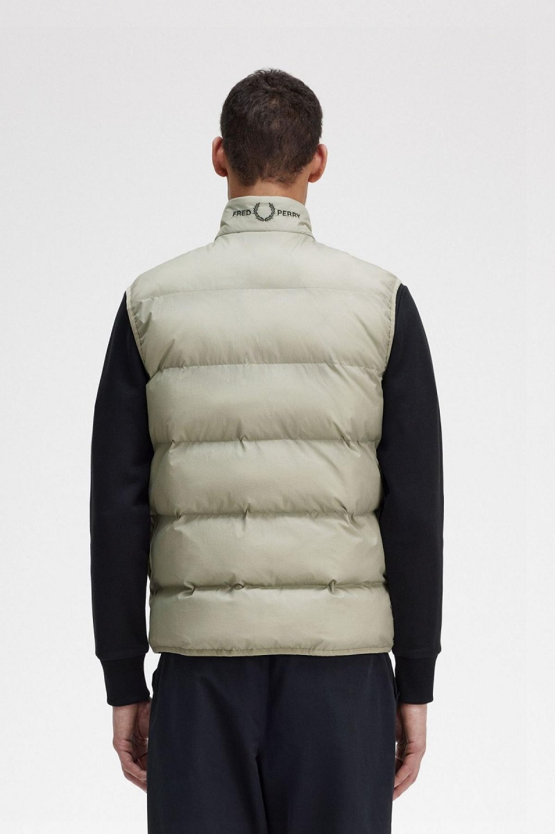 Abrigos Fred Perry Insulated Gilet Hombre Seagrass | MXQCS16650