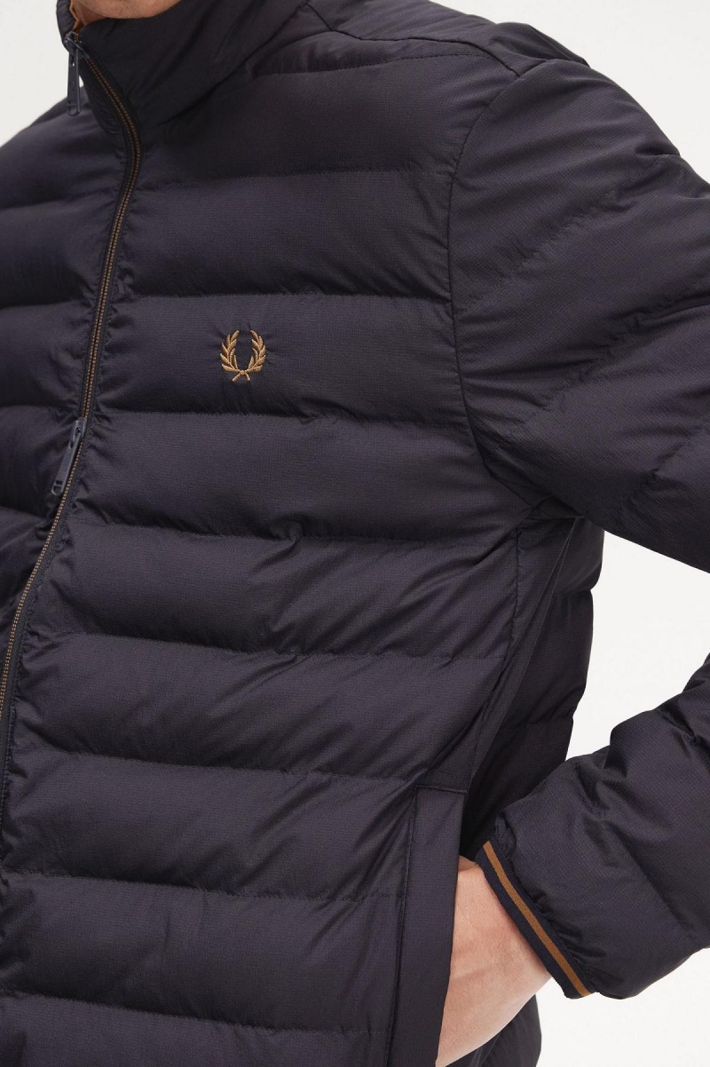 Abrigos Fred Perry Insulated Hombre Azul Marino | YMXGT93163