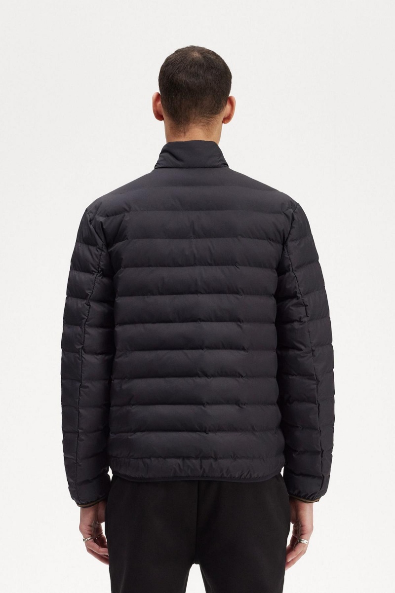 Abrigos Fred Perry Insulated Hombre Negros | PMXER89899