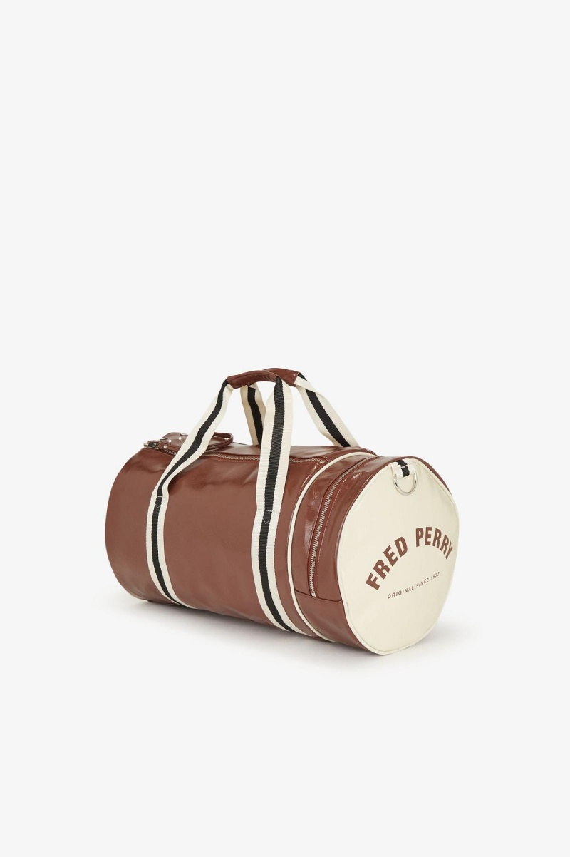 Bolsa Fred Perry Classic Barrel Accessories Marrom | LMXSX31741