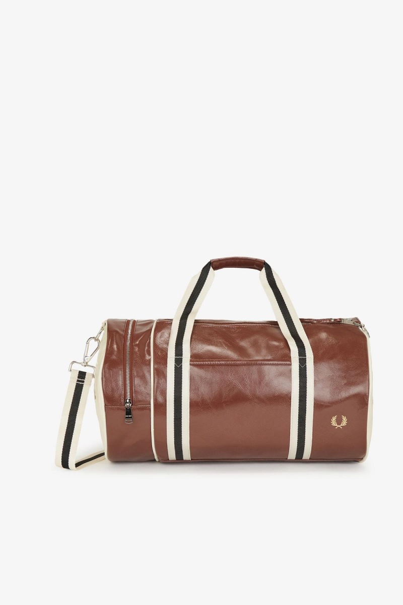 Bolsa Fred Perry Classic Barrel Accessories Marrom | LMXSX31741