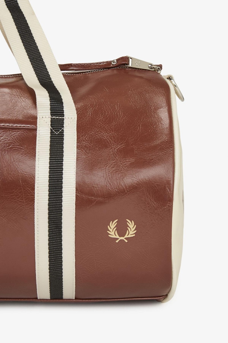 Bolsa Fred Perry Classic Barrel Accessories Marrom | LMXSX31741