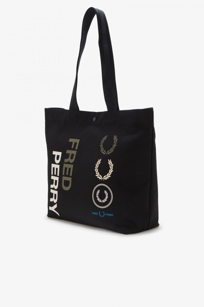 Bolsa Fred Perry Laurel Wreath Tote Accessories Negros | GMXEC68845