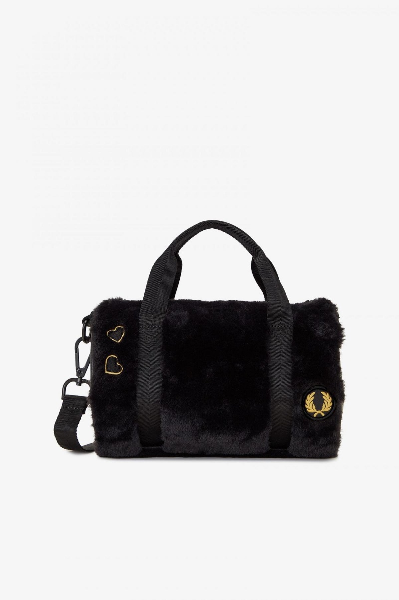 Bolsa Fred Perry Mini Barrel Accessories Negros | GMXEC98710