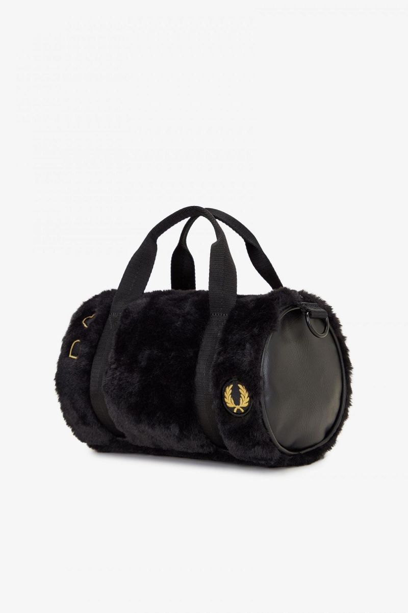 Bolsa Fred Perry Mini Barrel Accessories Negros | GMXEC98710