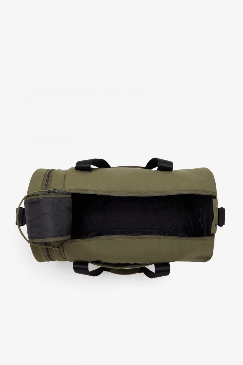 Bolsa Fred Perry Ripstop Barrel Accessories Verdes | MXXBR39122