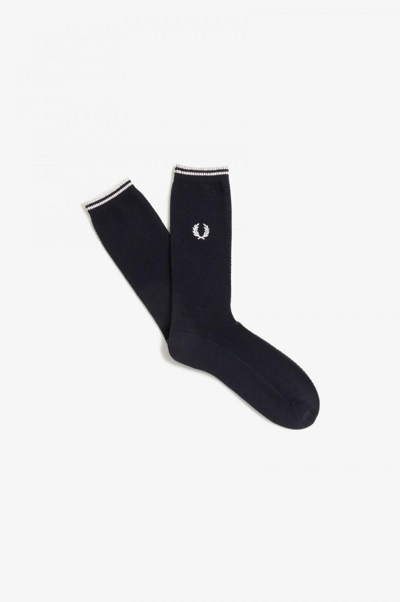 Calcetines Fred Perry Tipped Accessories Negros | BMXSO68617