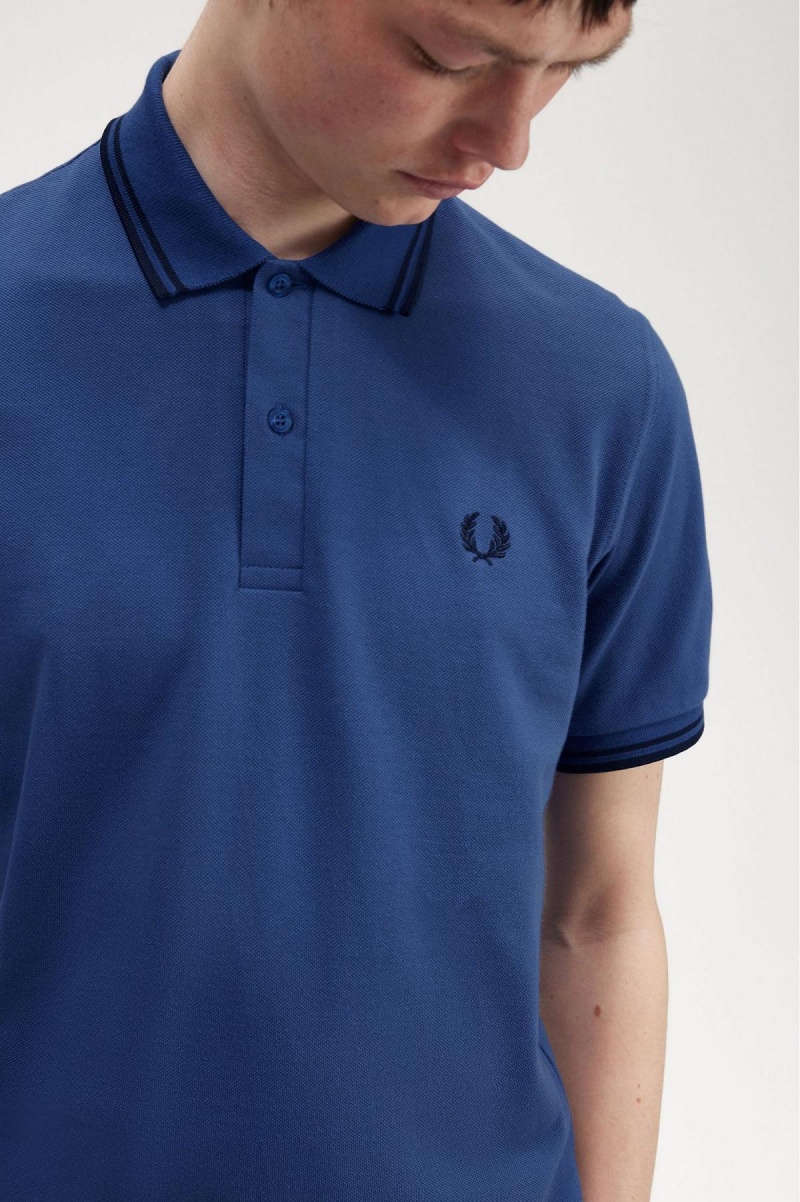 Camisa Polo Fred Perry M12 Hombre Azul Marino Azul Marino | LMXSX13823