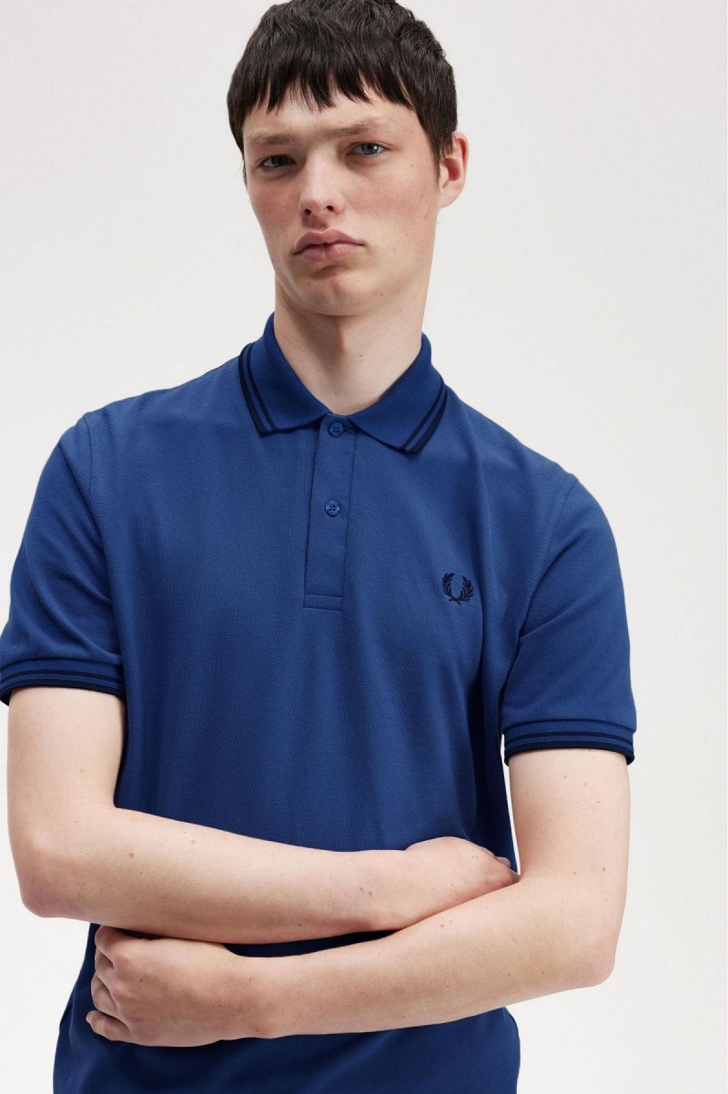 Camisa Polo Fred Perry M12 Hombre Azul Marino Azul Marino | LMXSX13823