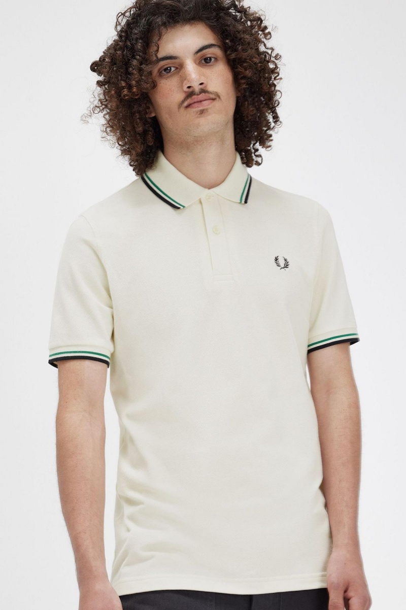 Camisa Polo Fred Perry M12 Hombre Azules Verdes Negros | PMXQX31698