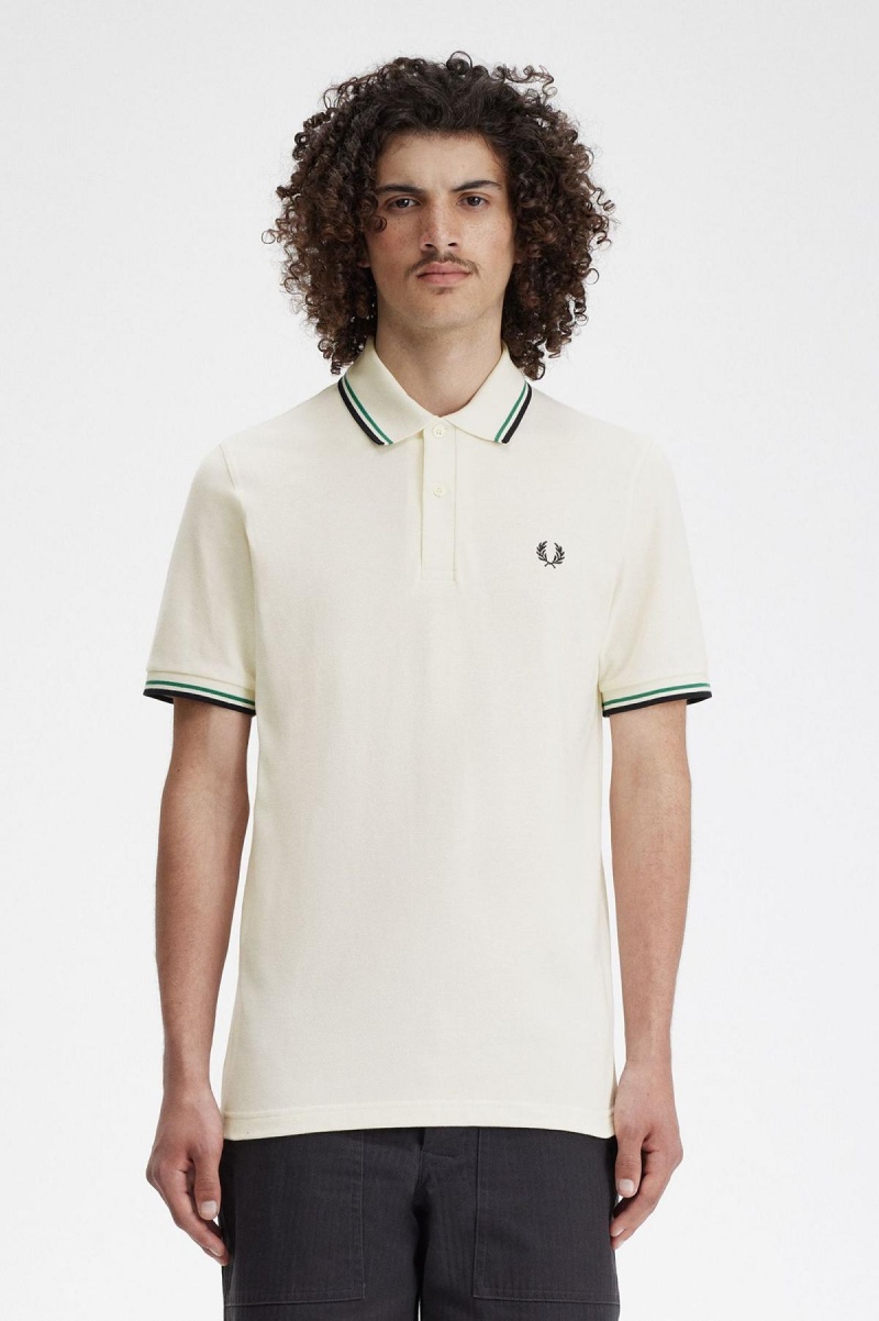 Camisa Polo Fred Perry M12 Hombre Azules Verdes Negros | PMXQX31698