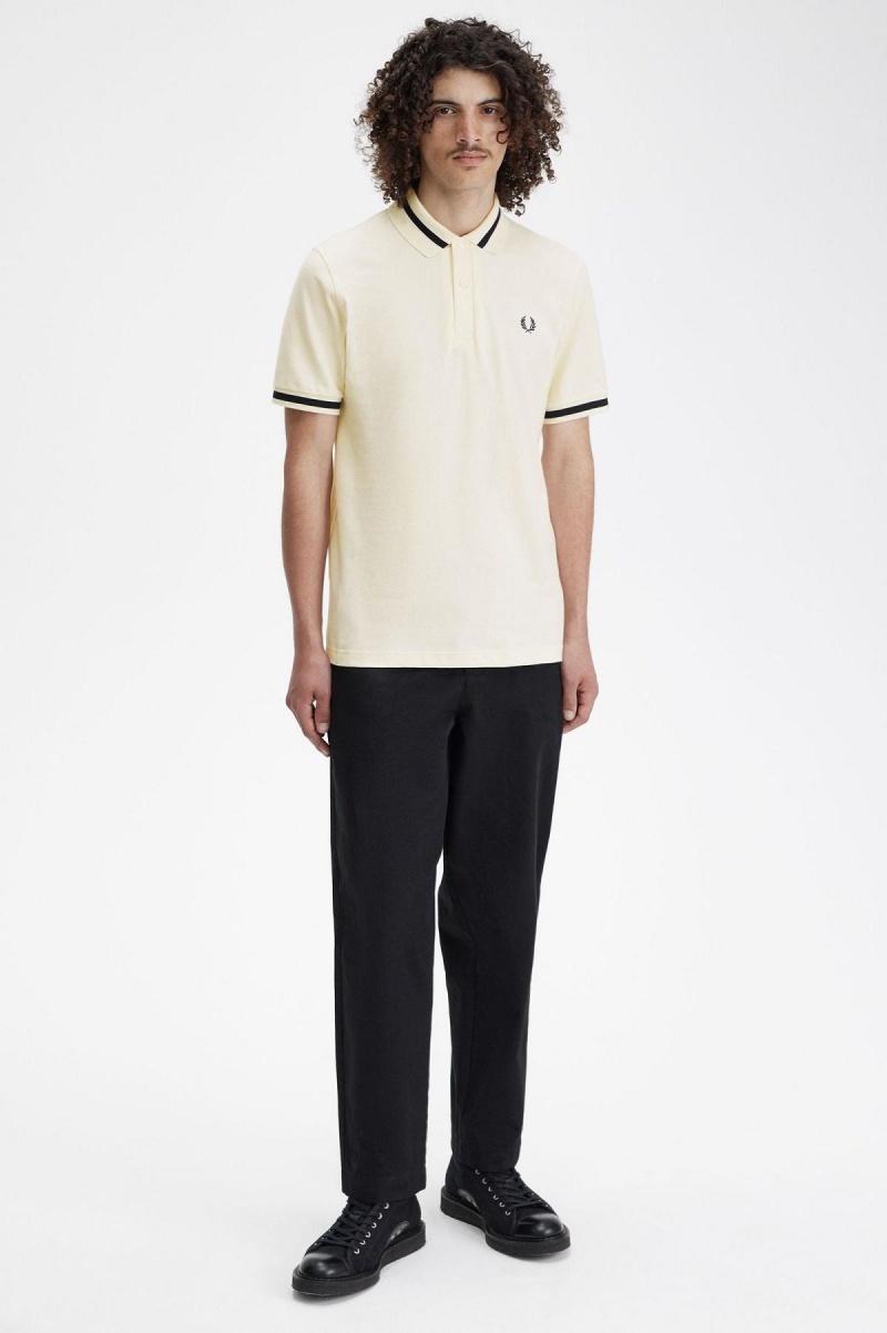 Camisa Polo Fred Perry M2 Hombre Negros | GMXEC75872