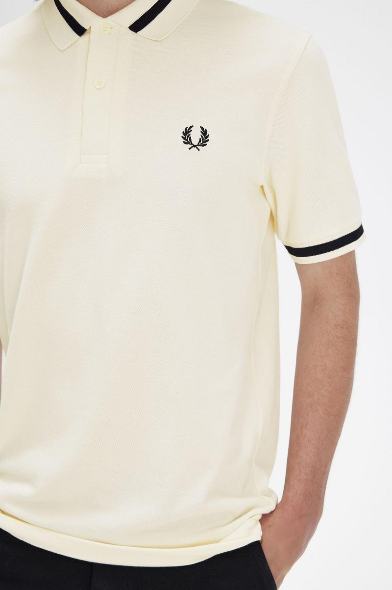 Camisa Polo Fred Perry M2 Hombre Negros | GMXEC75872