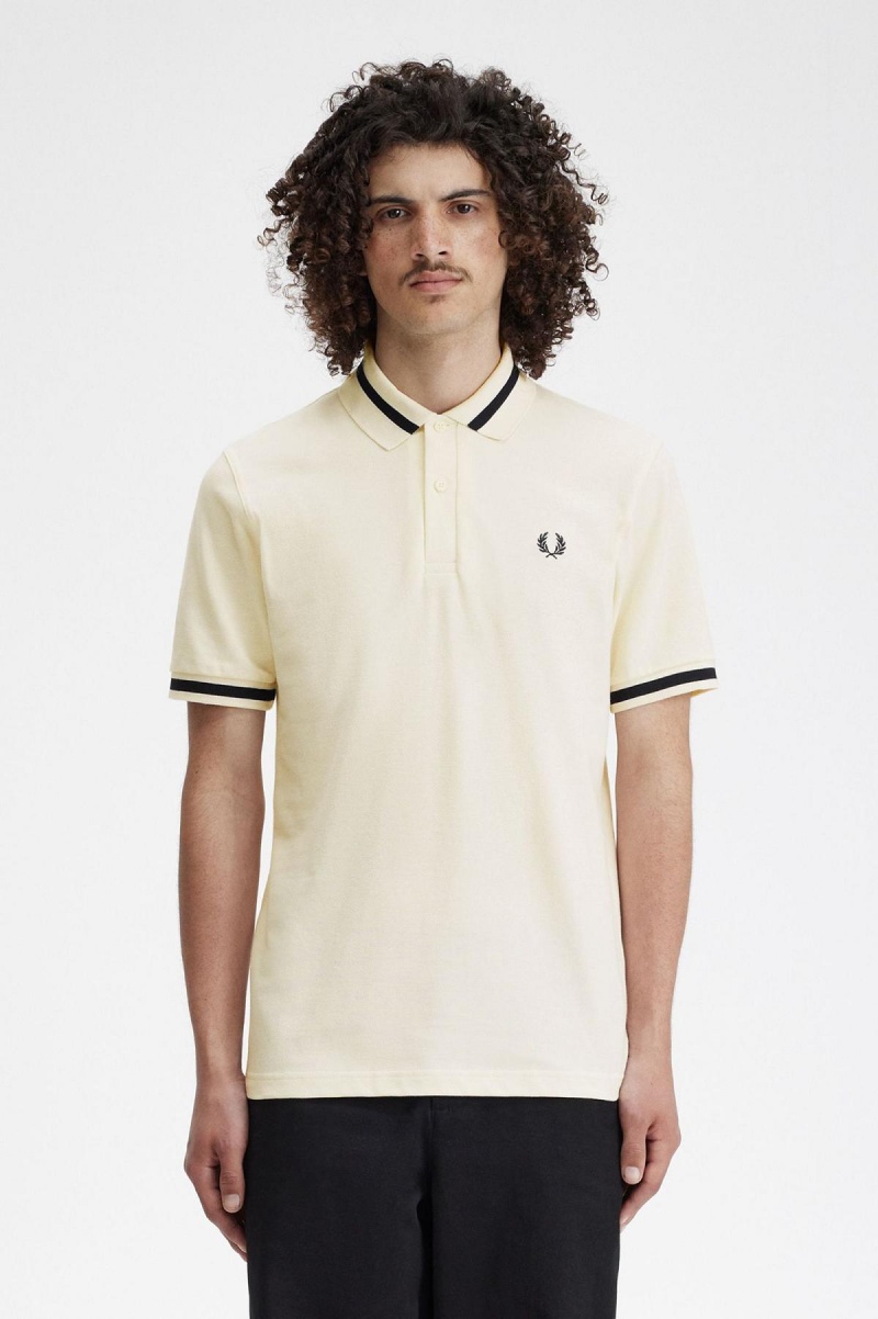 Camisa Polo Fred Perry M2 Hombre Negros | GMXEC75872