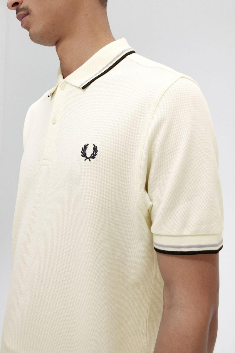 Camisa Polo Fred Perry M3600 Hombre Negros | TMXWZ66598