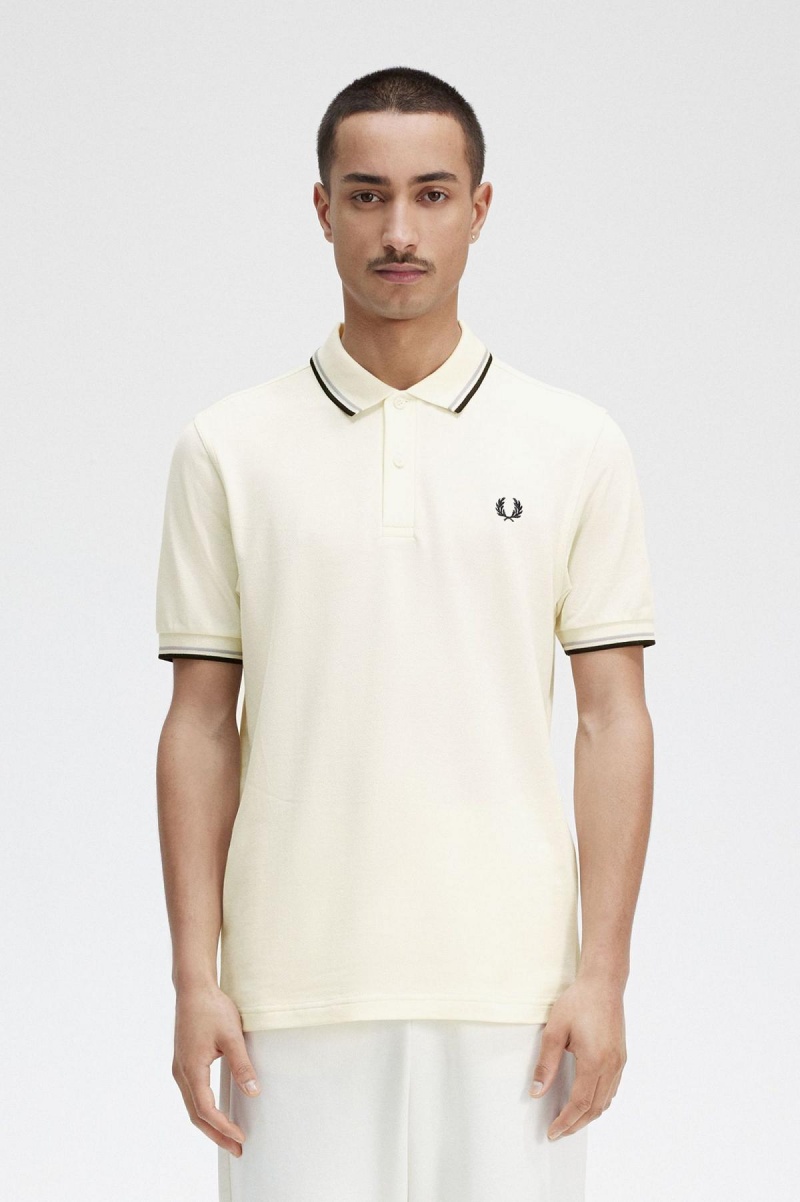 Camisa Polo Fred Perry M3600 Hombre Negros | TMXWZ66598