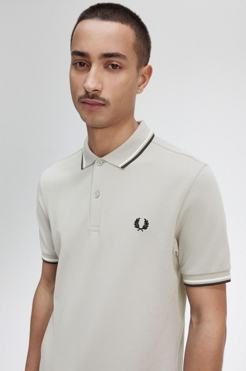 Camisa Polo Fred Perry M3600 Hombre Negros | MXIIZ35199