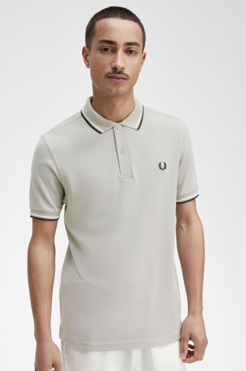 Camisa Polo Fred Perry M3600 Hombre Negros | MXIIZ35199