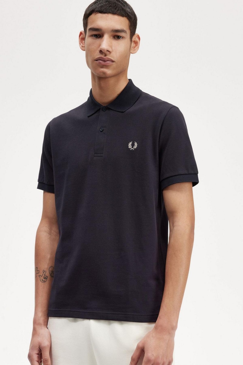 Camisa Polo Fred Perry M3 Hombre Azul Marino Azules | MXDYB82787