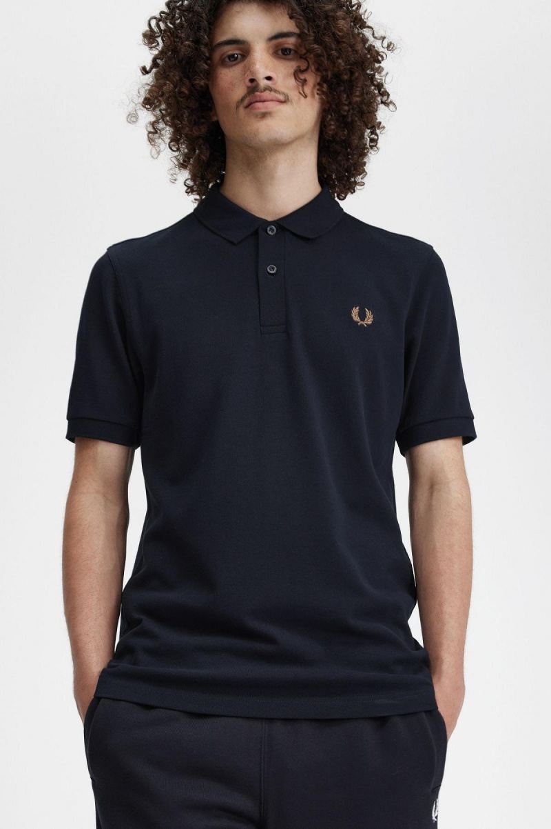 Camisa Polo Fred Perry M6000 Hombre Azul Marino | MXNEJ30098