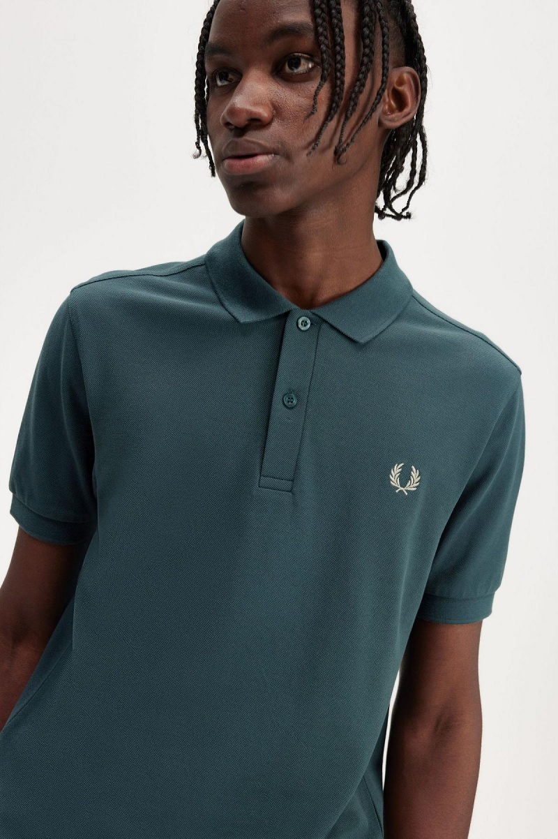 Camisa Polo Fred Perry M6000 Hombre Azules Azules | TMXWZ53473