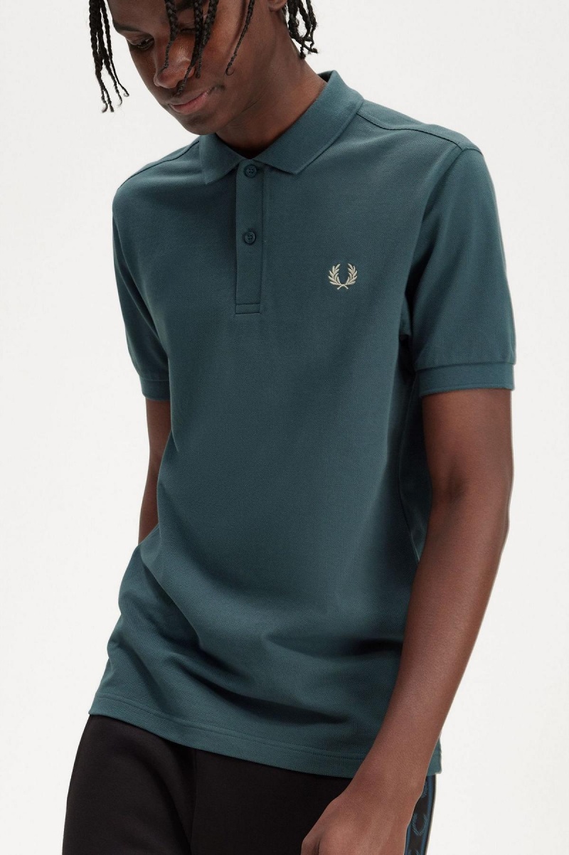 Camisa Polo Fred Perry M6000 Hombre Azules Azules | TMXWZ53473