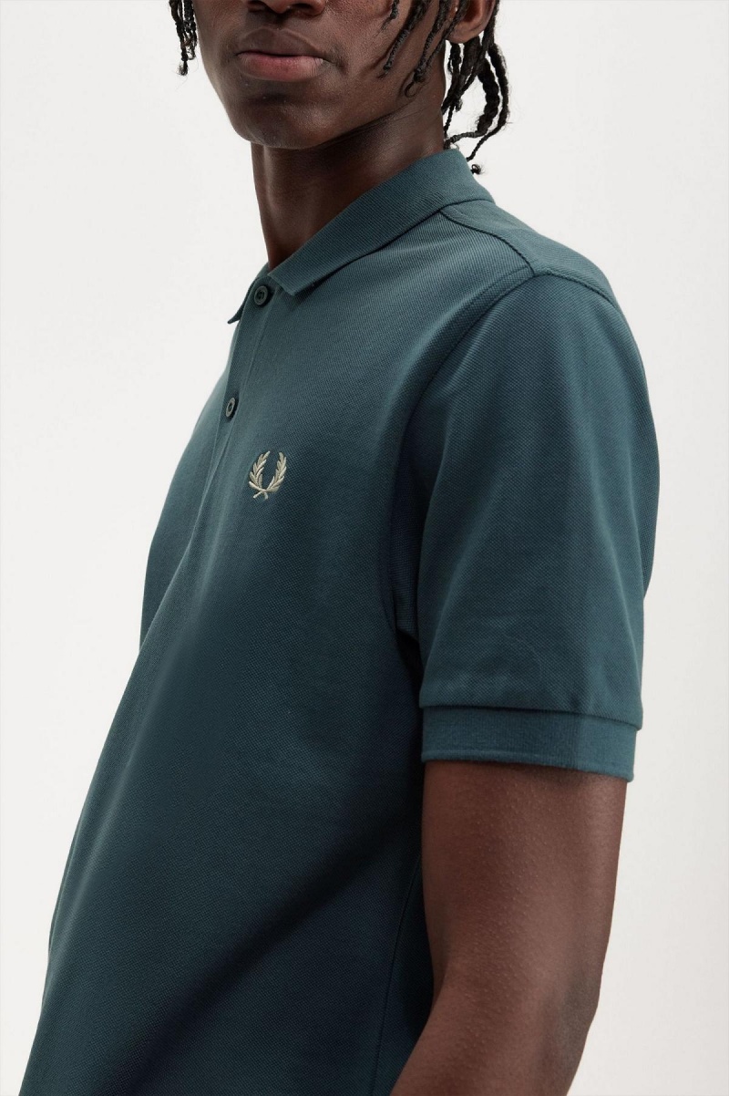 Camisa Polo Fred Perry M6000 Hombre Azules Azules | TMXWZ53473