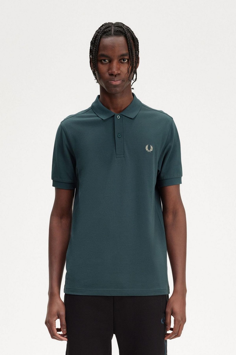 Camisa Polo Fred Perry M6000 Hombre Azules Azules | TMXWZ53473