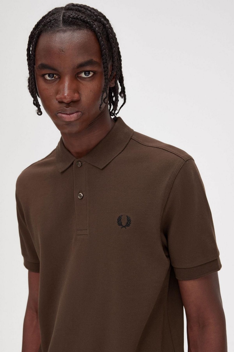 Camisa Polo Fred Perry M6000 Hombre Negros | MXJKU59306