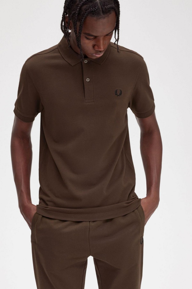 Camisa Polo Fred Perry M6000 Hombre Negros | MXJKU59306